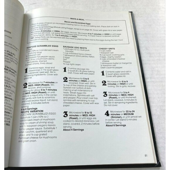 Microwave Cooking Made Easy Litton Recipes Vintage Cookbook 1981 - Picture 9 of 12